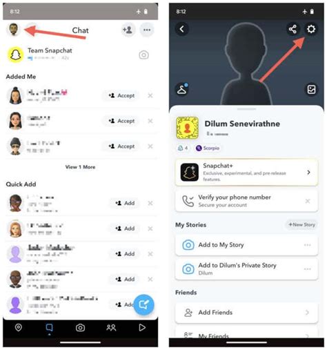 snapchat premium half swipe|I have snap+ but cant see when people half swipe.